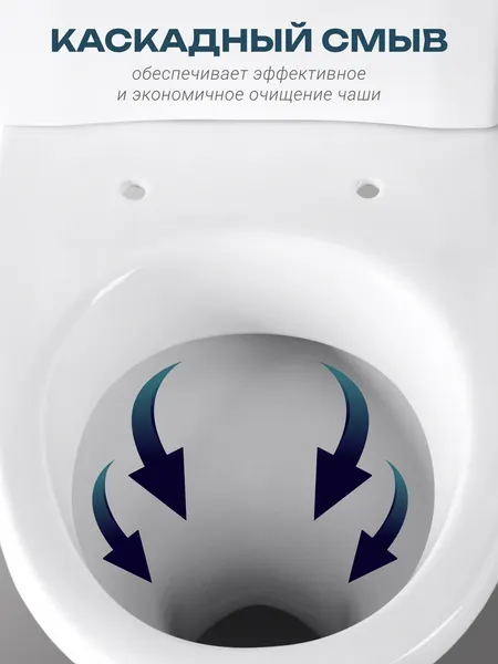 Изображение товара Чаша унитаза напольного Santeri Вест 1P2018S0000BF