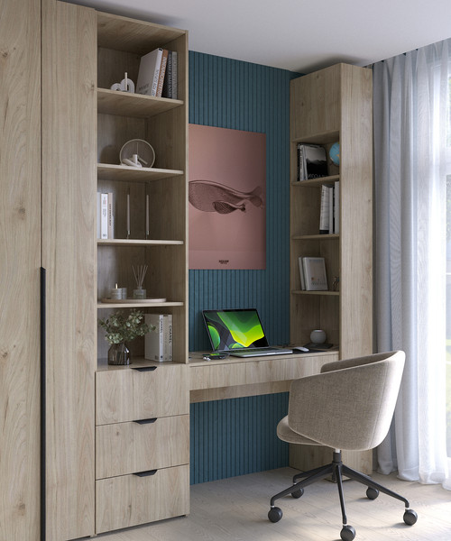 Изображение товара Стеллаж Евва Лайн 02R ЛН-TP.450.02R (гикори кингстон)