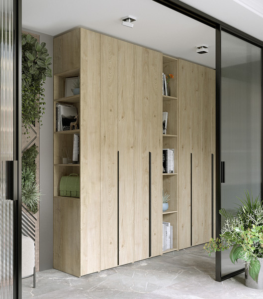 Изображение товара Стеллаж Евва Лайн 02L ЛН-TP.560.02L (гикори кингстон)