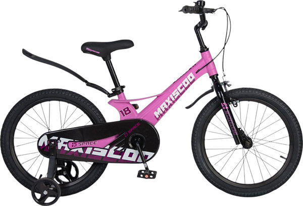Изображение товара Детский велосипед Maxiscoo Space Стандарт 18 2025 / MSC-S1842 (розовый матовый)