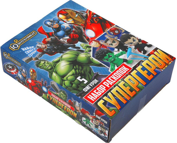 Изображение товара Набор для опытов IQ Эксперимент Раскопки супер герои / EX-05-SH