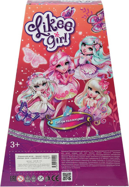 Изображение товара Кукла Likee Girl LG26-BR-4-RU