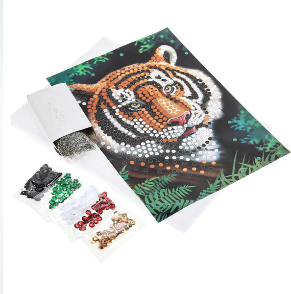 Изображение товара Набор для творчества MultiArt Тигр / SEQPIC-TIGER-110694