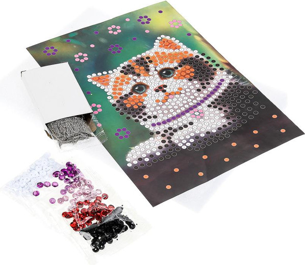 Изображение товара Набор для творчества MultiArt Кошечка / SEQPIC-CAT-110689