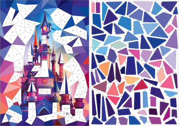 Изображение товара Набор для творчества Три совы Аппликация наклейками. Волшебный мир / АПн_64300