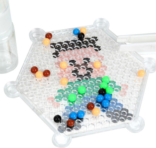 Изображение товара Развивающая игра MultiArt Аквамозаика 100 бусин мир пикселей / AB-120533