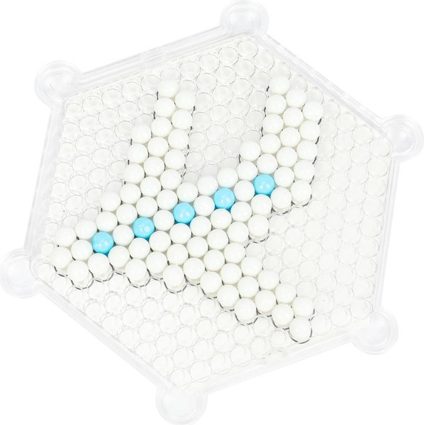 Изображение товара Развивающая игра MultiArt Аквамозаика 200 бусин Самолет и машина / AB-120537