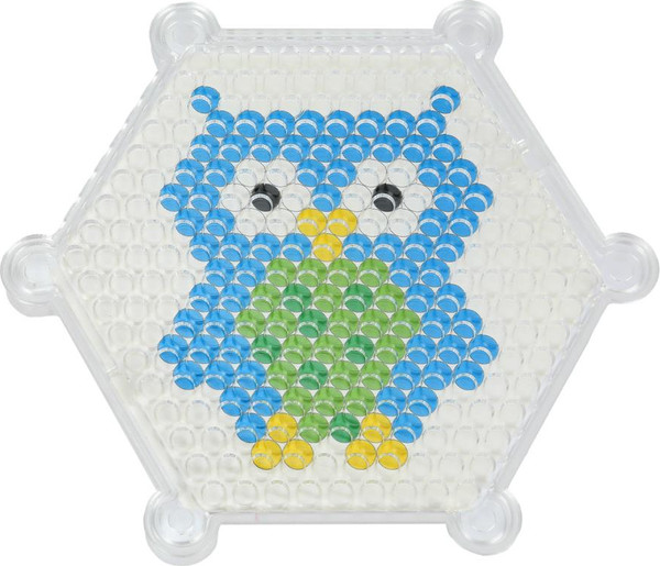 Изображение товара Развивающая игра MultiArt Аквамозаика 100 бусин сова / AB-100OWL