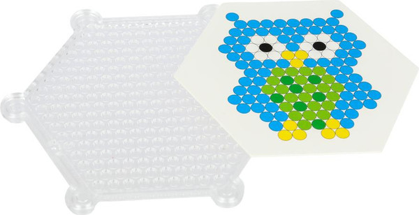 Изображение товара Развивающая игра MultiArt Аквамозаика 100 бусин сова / AB-100OWL