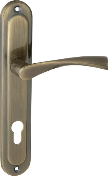 Изображение товара Ручка дверная Vettore 85.323 AL AB (алюминий/бронза)