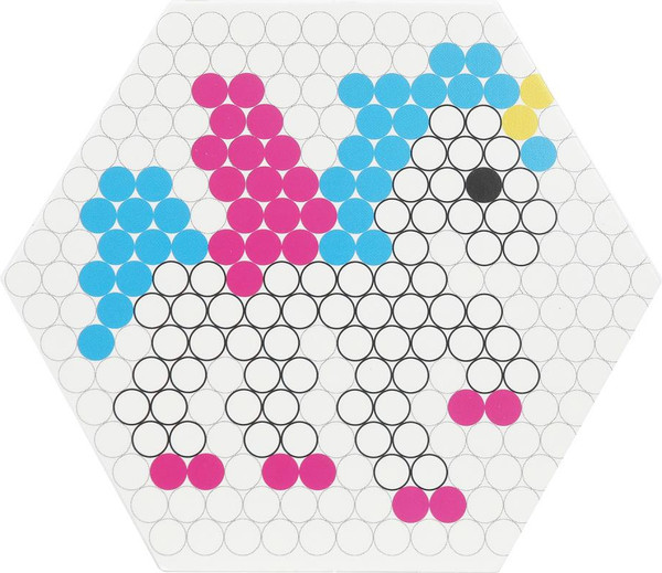 Изображение товара Развивающая игра MultiArt Аквамозаика на блистере единорог / AQUABLIST-124270