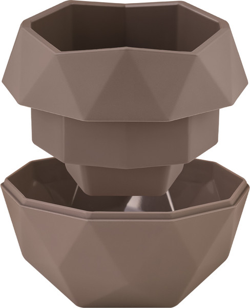 Изображение товара Кашпо La Decoro Топаз КШ-9801 (мокачино)