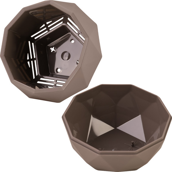 Изображение товара Кашпо La Decoro Топаз КШ-9801 (мокачино)