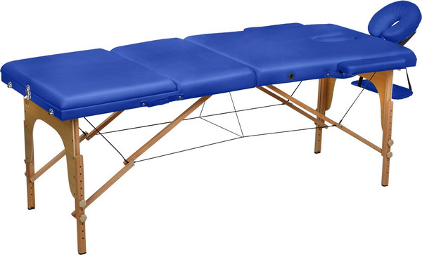 Изображение товара Массажный стол Элеганс МД - 321А (синий)