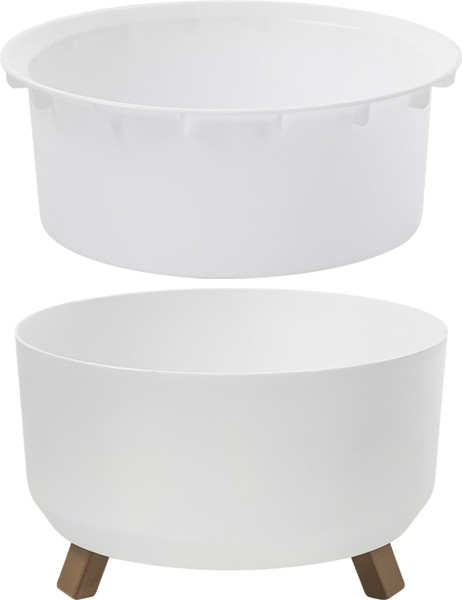 Изображение товара Кашпо La Decoro Грация прайм КШ-4399 (белый)