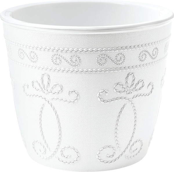 Изображение товара Кашпо La Decoro Ажур КШ-7967 (белый/белый)