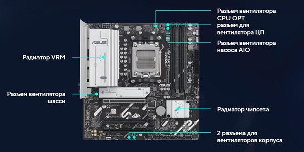 Изображение товара Материнская плата Asus Prime B840M-A WiFi