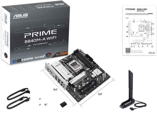 Изображение товара Материнская плата Asus Prime B840M-A WiFi