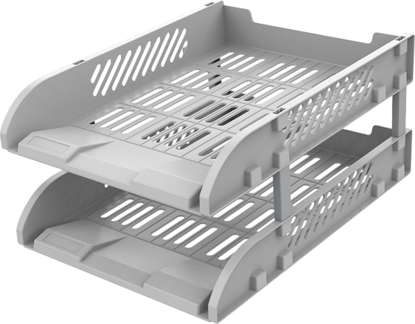 Изображение товара Лоток для бумаг Deli 9212 (серый)