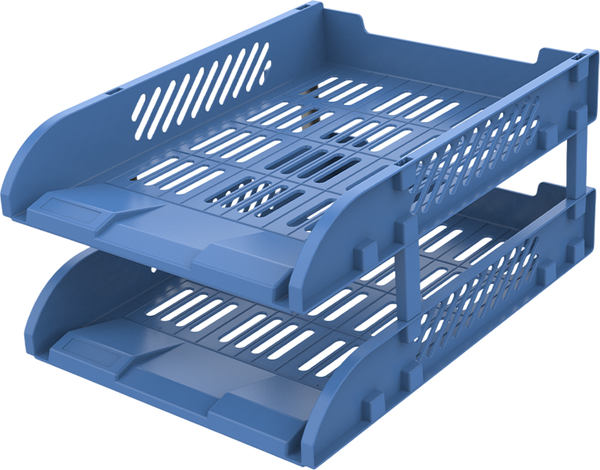 Изображение товара Лоток для бумаг Deli 9212 (голубой)