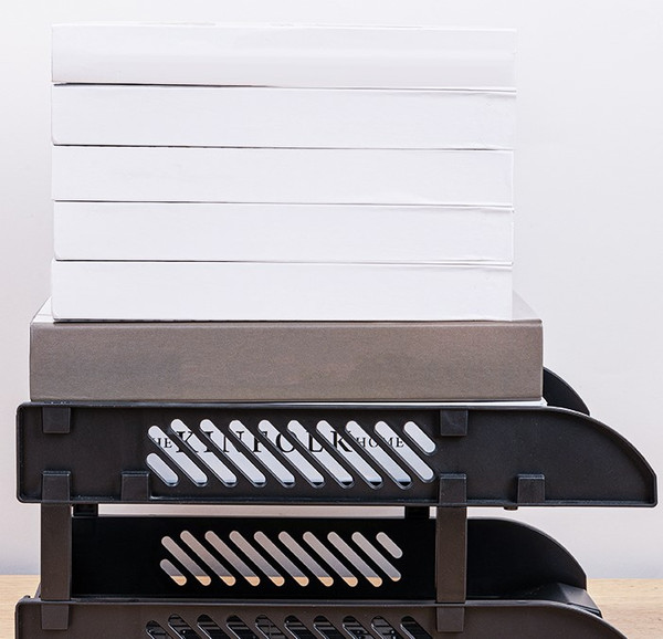 Изображение товара Лоток для бумаг Deli 9212 (черный)