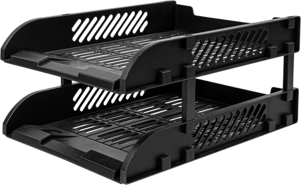 Изображение товара Лоток для бумаг Deli 9212 (черный)