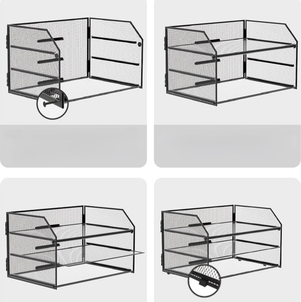 Изображение товара Лоток для бумаг Deli PB115 (черный)
