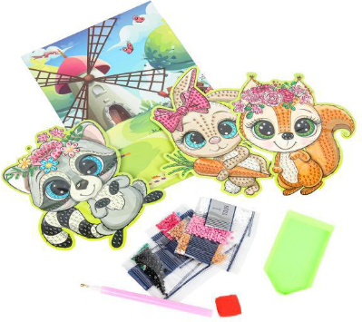 Изображение товара Набор алмазной вышивки MultiArt Большие глаза / AMF-113897