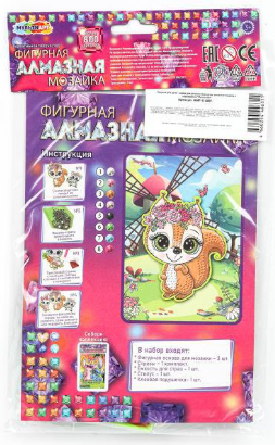 Изображение товара Набор алмазной вышивки MultiArt Большие глаза / AMF-113897