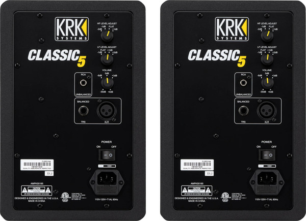 Изображение товара Комплект студийных мониторов KRK Classic 5 Studio Monitor Pack