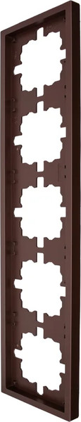 Изображение товара Рамка для выключателей и розеток Lezard Zima 704-7300-150 (шоколад)