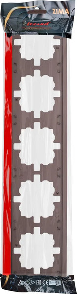 Изображение товара Рамка для выключателей и розеток Lezard Zima 704-7300-150 (шоколад)