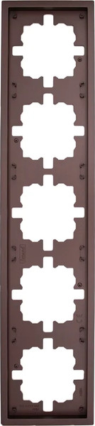 Изображение товара Рамка для выключателей и розеток Lezard Zima 704-7300-150 (шоколад)