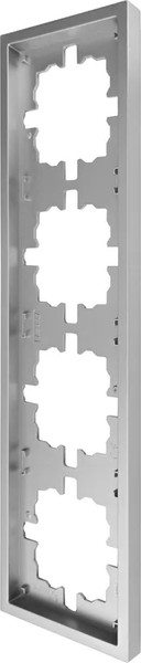 Изображение товара Рамка для выключателей и розеток Lezard Zima 704-7400-149 (серый матовый)