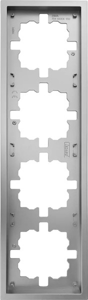 Изображение товара Рамка для выключателей и розеток Lezard Zima 704-7400-149 (серый матовый)