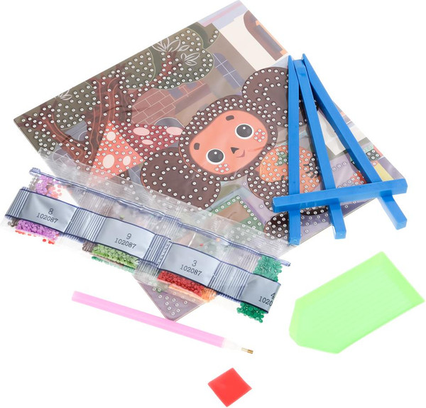 Изображение товара Набор алмазной вышивки MultiArt Чебурашка / AM20X20-102087