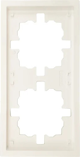 Изображение товара Рамка для выключателей и розеток Lezard Zima 704-9000-147 (слоновая кость)
