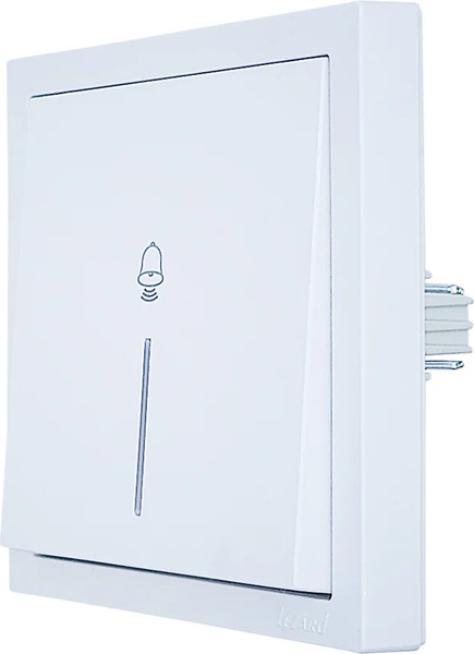 Изображение товара Кнопка звонка Lezard Zima 704-0288-108QC (белый)
