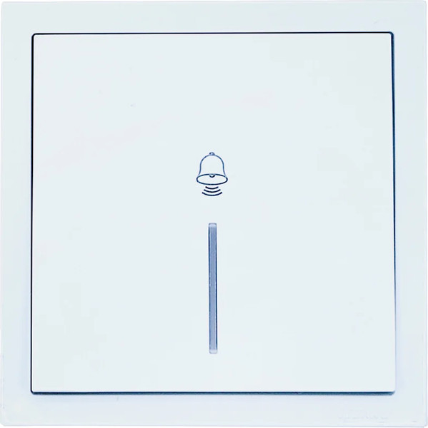 Изображение товара Кнопка звонка Lezard Zima 704-0288-108QC (белый)