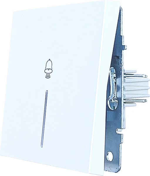 Изображение товара Кнопка звонка Lezard Zima 704-0288-108QC (белый)