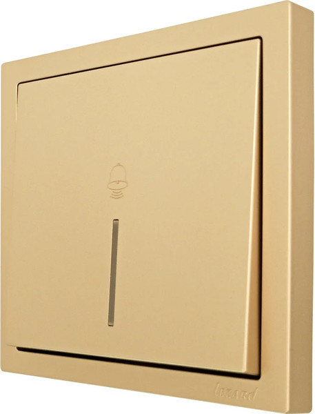 Изображение товара Кнопка звонка Lezard Zima 704-3688-108QC (золото)