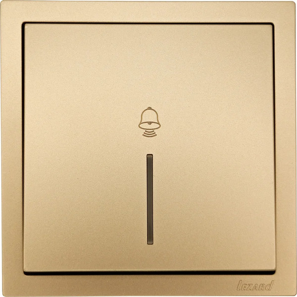 Изображение товара Кнопка звонка Lezard Zima 704-3688-108QC (золото)