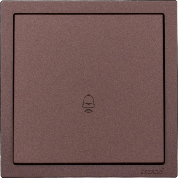Изображение товара Кнопка звонка Lezard Zima 704-7388-103QC (шоколад)