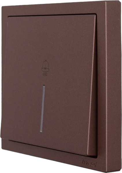 Изображение товара Кнопка звонка Lezard Zima 704-7388-108QC (шоколад)