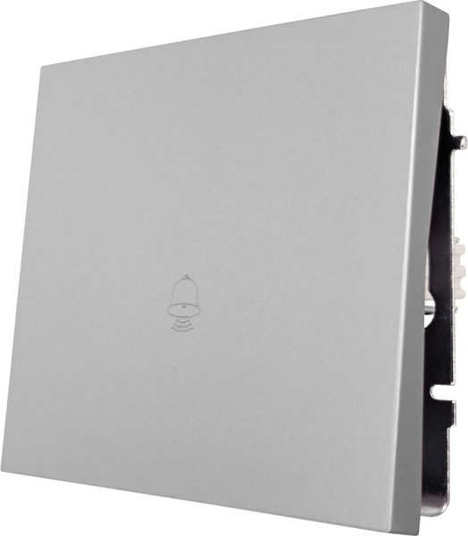 Изображение товара Кнопка звонка Lezard Zima 704-7488-103QC (серый матовый)