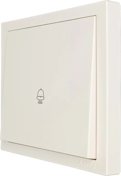 Изображение товара Кнопка звонка Lezard Zima 704-9088-103QC (слоновая кость)