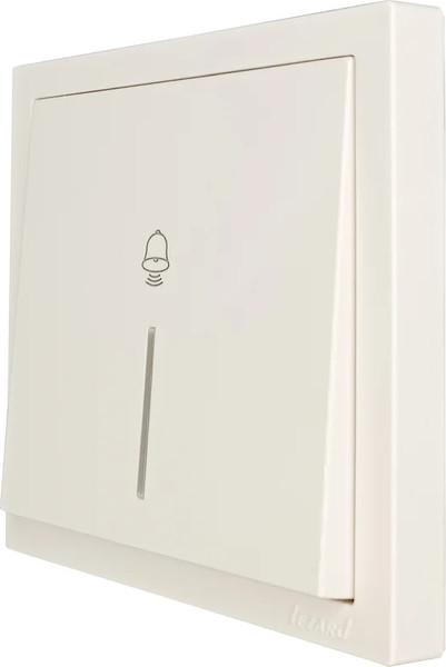 Изображение товара Кнопка звонка Lezard Zima 704-9088-108QC (слоновая кость)