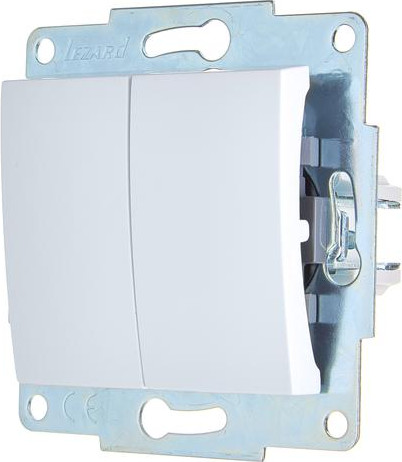 Изображение товара Выключатель Lezard Asti 7081-0288-101 (белый)