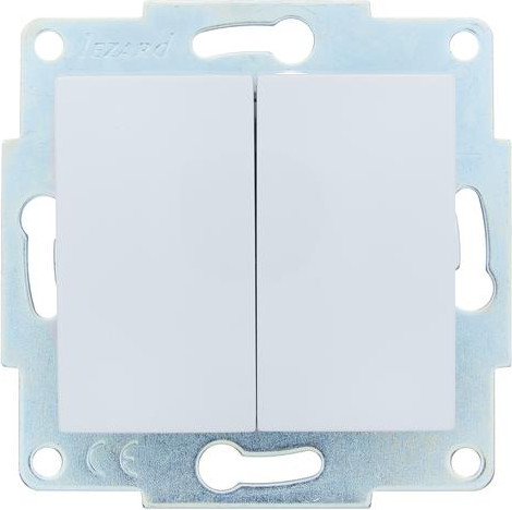 Изображение товара Выключатель Lezard Asti 7081-0288-101 (белый)