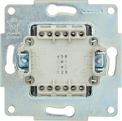 Изображение товара Выключатель Lezard Asti 7081-0288-106 (белый)